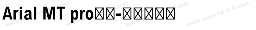 Arial MT pro字体字体转换